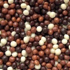 Шоколадные мини-шарики хрустящие CALLEBAUT MINI CHOCOLATE CRISPEARLS 50 г CHX-CC-MCRISE0-999