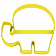Вырубка пластиковая "Слон" 