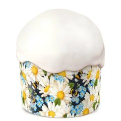 Форма для кулича "Ромашки" D90 H90 мм 10 шт 9090cI95ROM