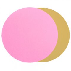 Подложка под торт Золото/Розовый 3,2 мм 28 см НФ-00000024