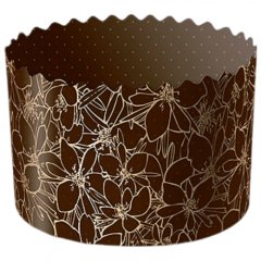 Форма для кулича "Цветы" D90 H90 10 шт pmK9090sMN