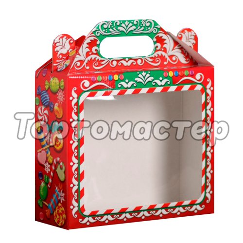 Коробка для сладостей "С Новым Годом" 23,2х20х7 см 5189290