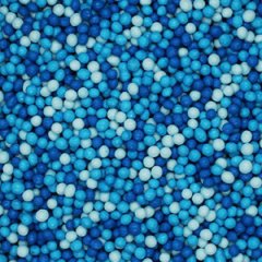 Посыпка декоративная шарики "Сине-бело-голубые" 2 мм 50 г tp20066